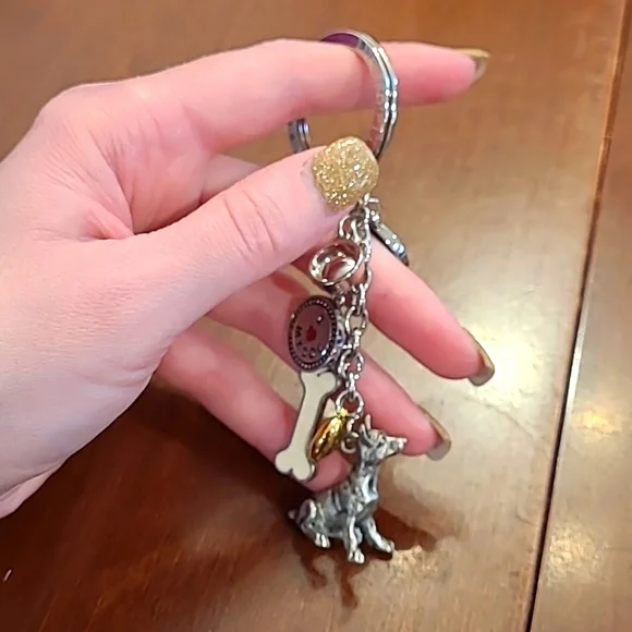 I Love My Doberman Keychain with Charms - NEW - Picture 8 of 11